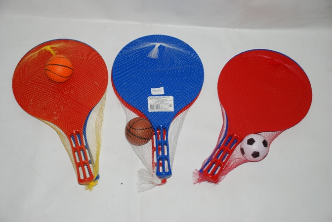 Пляжный набор теннисных ракеток с мячиком   
