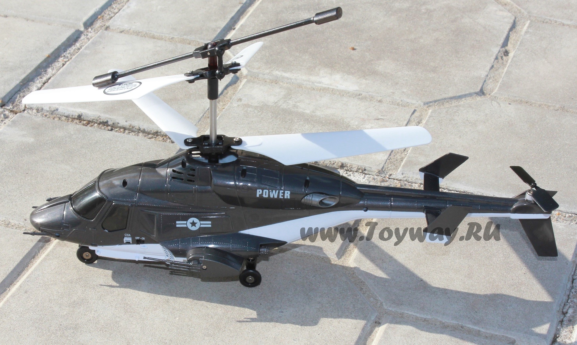 Радиоуправляемый трёхканальный игрушечный вертолёт Fire Wolf, 31 см.  