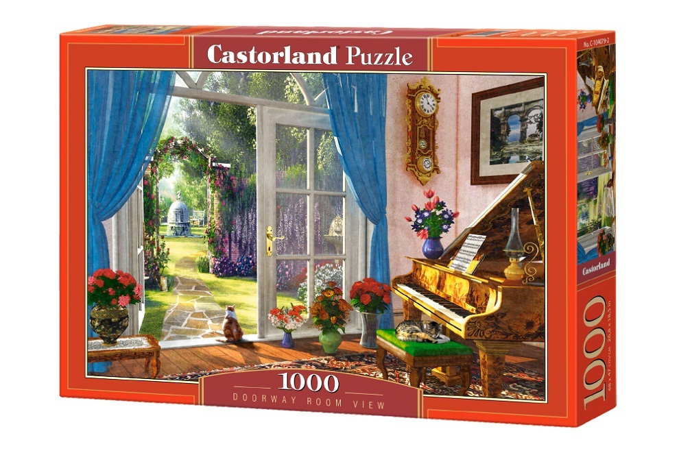 

Пазлы Castorland - Вид на сад, 1000 элементов