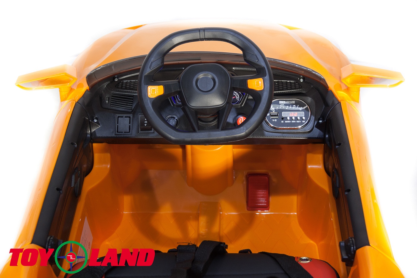 Электромобиль Mercedes Benz sport YBG6412, оранжевый  