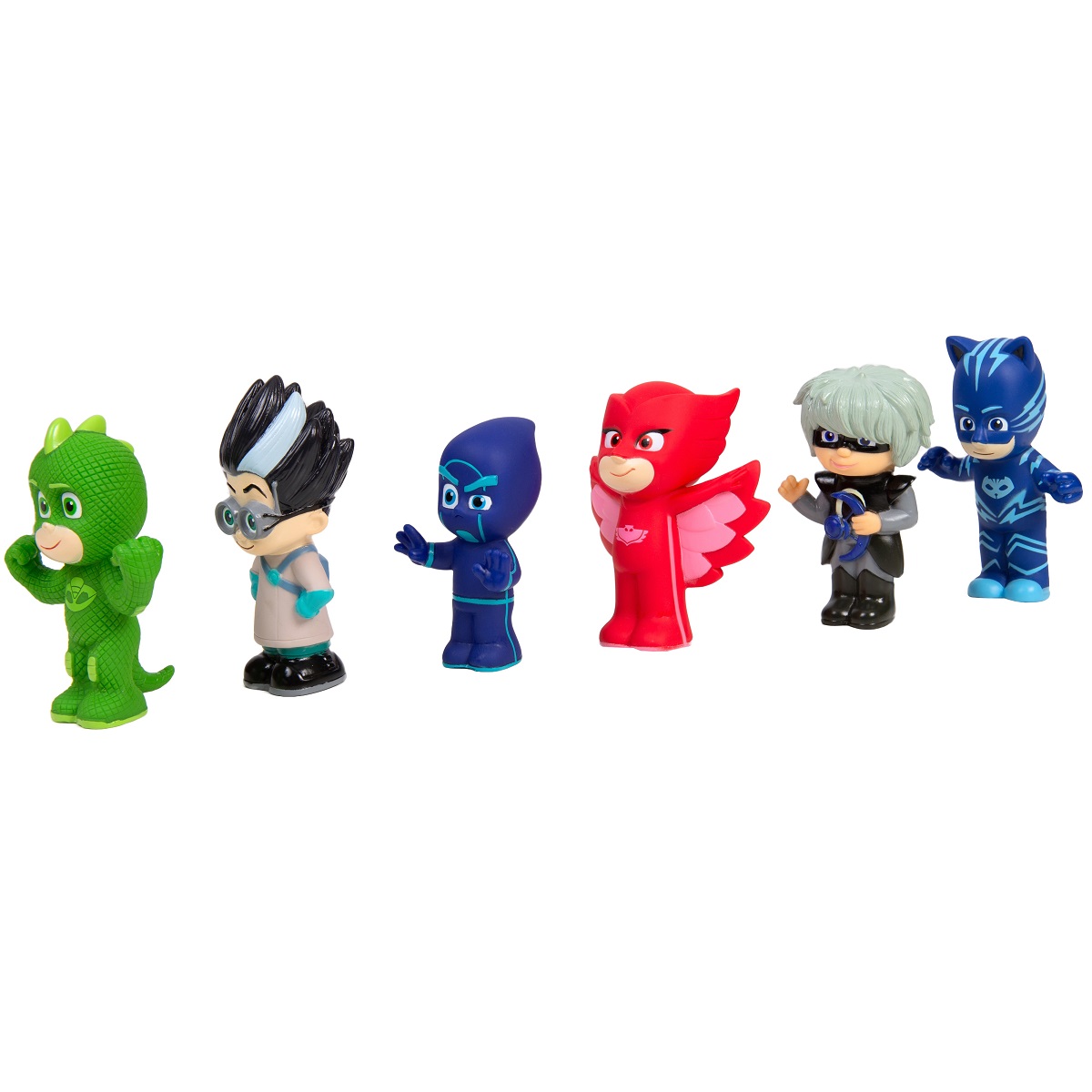 Игровой набор для ванны из серии Герои в масках TM PJ Masks, пластизоль, 6 фигурок  