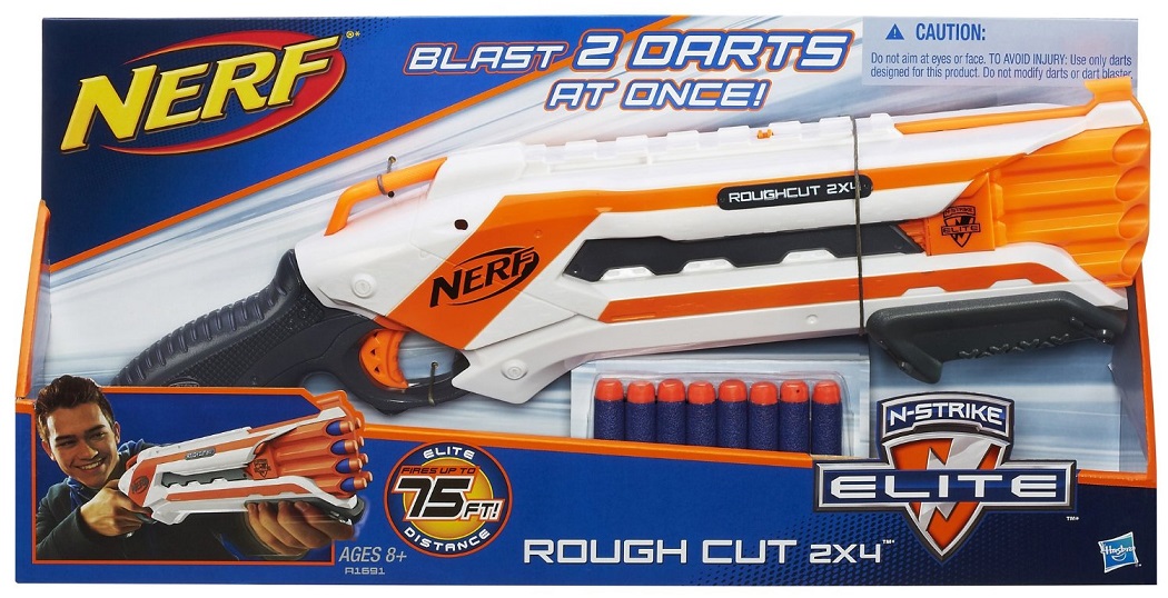 Бластер Элит Рафкат Нерф Nerf N-Strike Elite Rough Cut 2X4 Blaster   