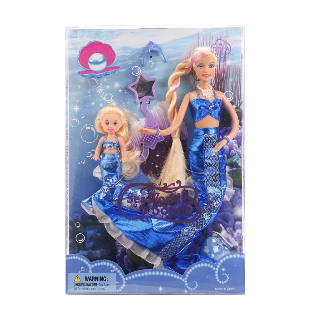 Набор из 2-х кукол - Мама-русалочка и дочь   