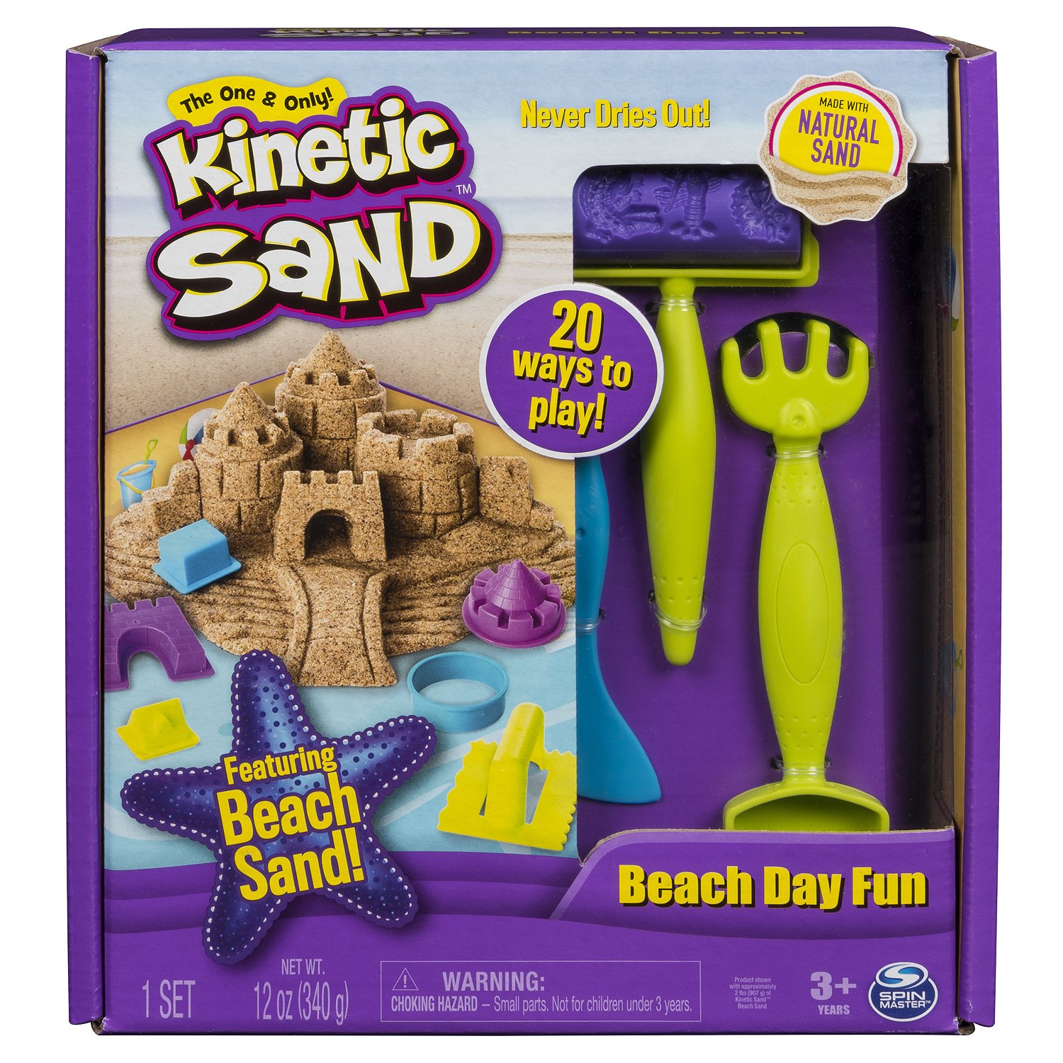 

Кинетический песок для лепки Kinetic Sand - Веселая пляжная игра