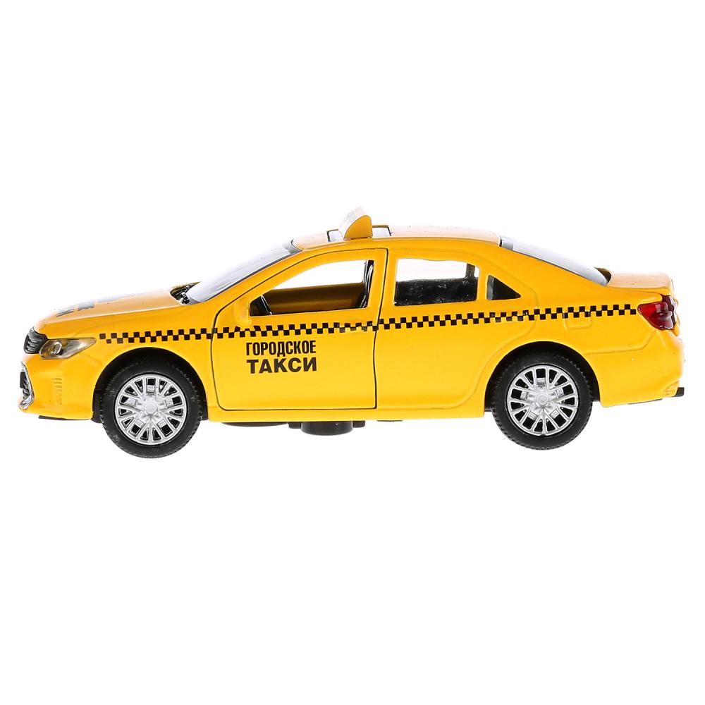 Инерционная металлическая машина - Toyota Camry Такси, 12 см  