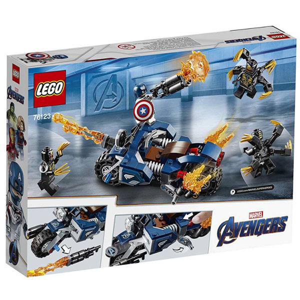 Конструктор Lego Super Heroes - Капитан Америка: Атака Аутрайдеров  