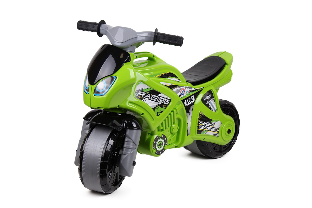

Каталка-мотоцикл беговел 5859 - Racing High Speed, цвет зеленый