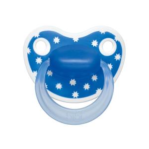 

Пустышка Premium Dental силиконовая 0-6 мес. Happiness LovelyDots Коллекция синие звездочки