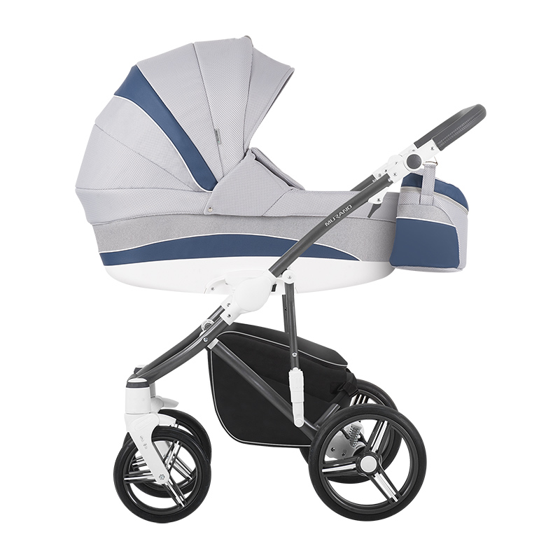 Детская коляска Bebetto Murano Colours  2 в 1 шасси матовый графит/GRM C02  