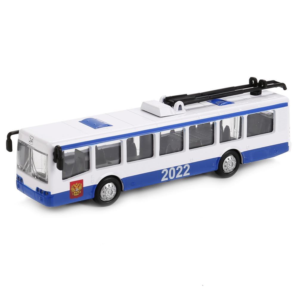 Игровой набор – Троллейбус с остановкой и аксессуарами, 16,5 см  