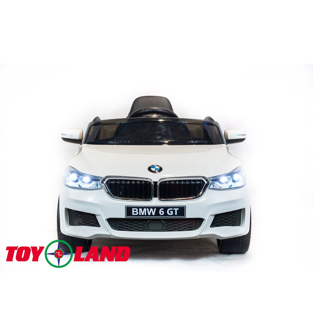 Электромобиль BMW 6 GT, белого цвета  
