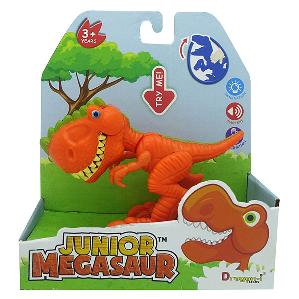 Игрушка Junior Megasaur - Динозавр, оранжевый  