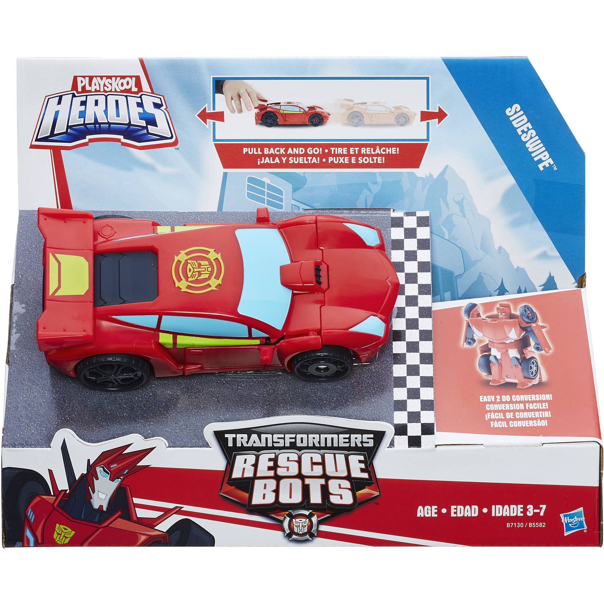 Набор Hasbro Playskool Heroes - Трансформеры Спасатели: гоночные машины + спасатели  