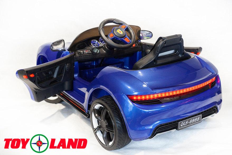 Электромобиль - Porsche Sport QLS 8988, синий, свет и звук  