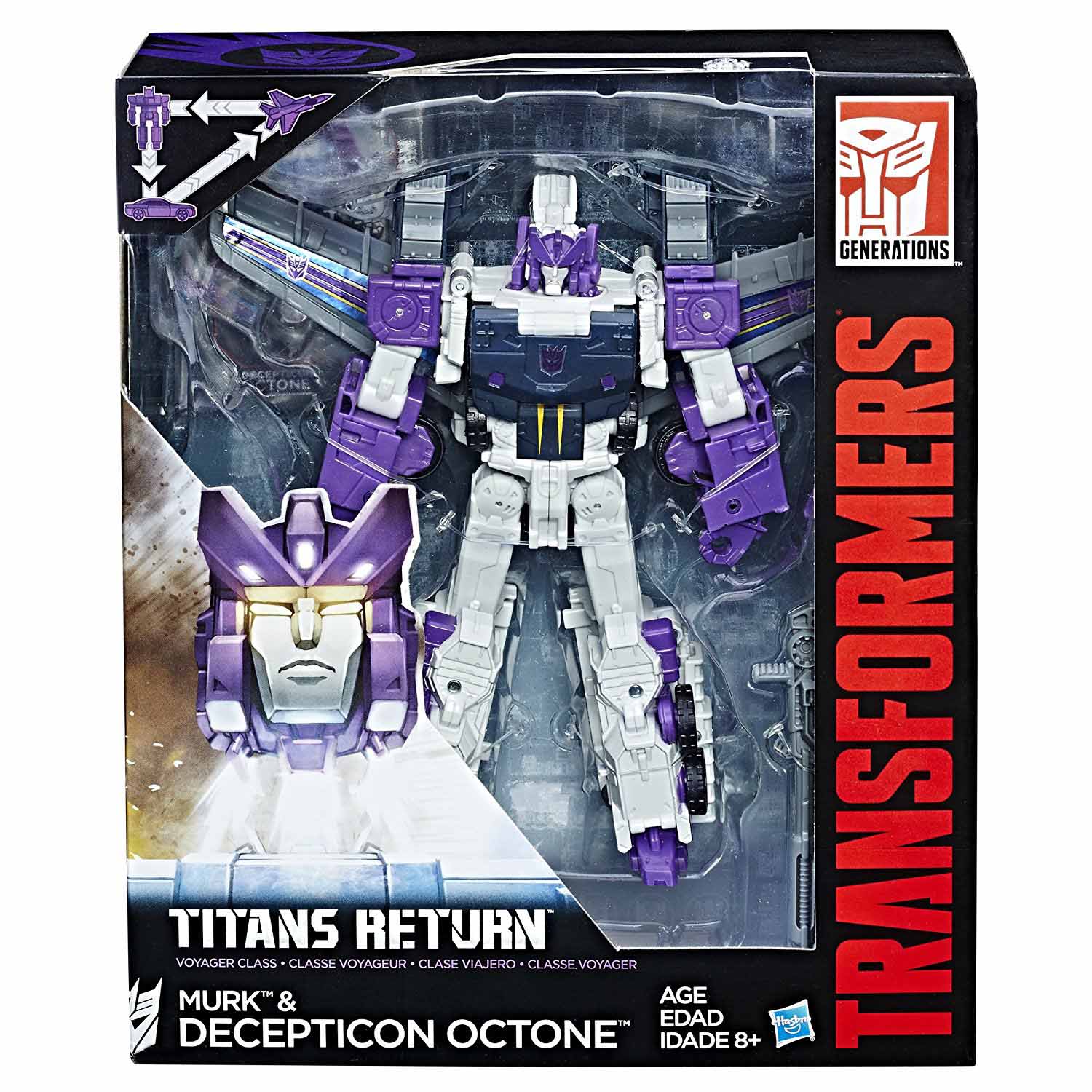 Трансформеры из серии Generations. Titans Return - Десептикон Octone и Murk  