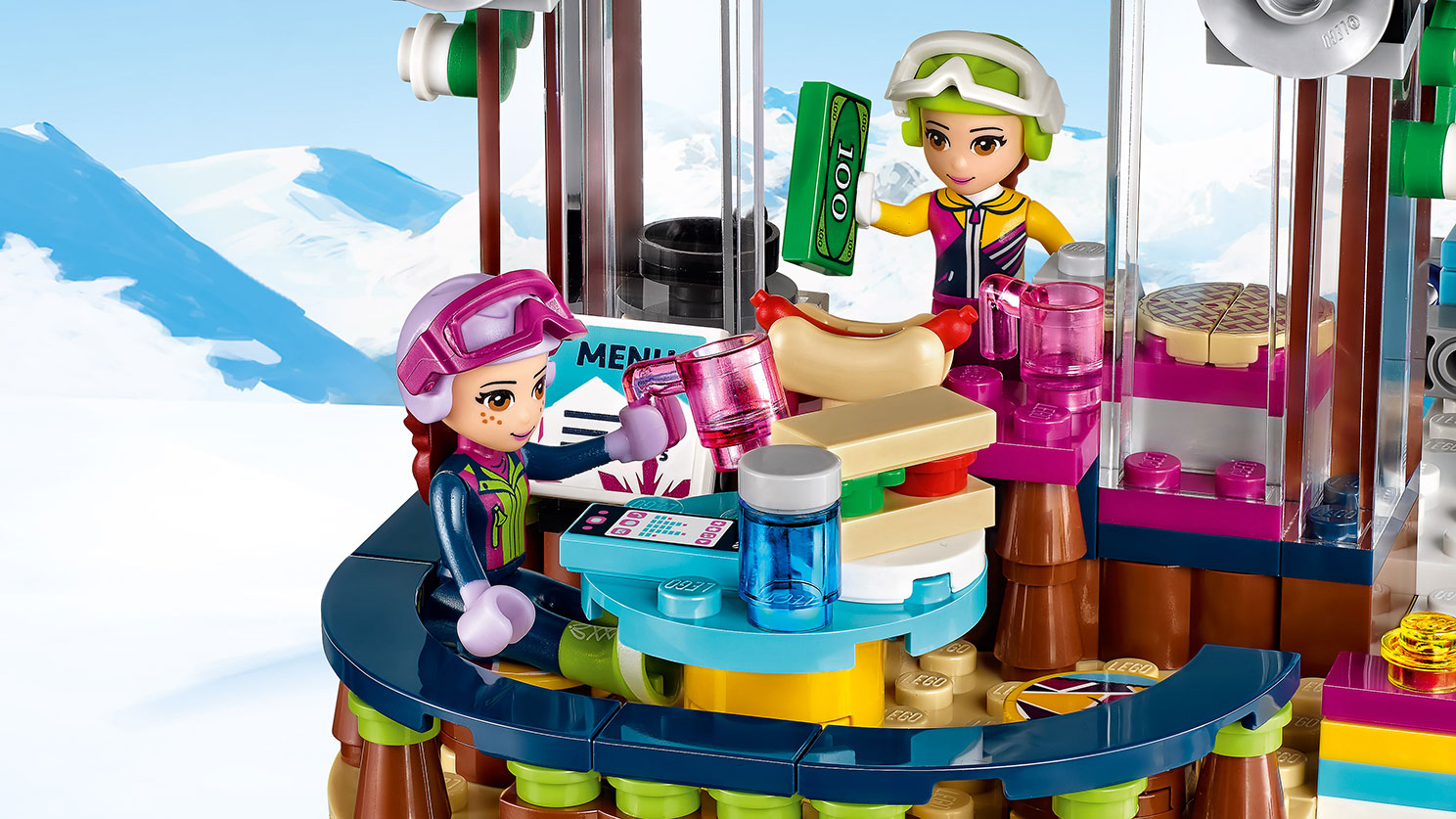 Конструктор Lego Friends. Горнолыжный курорт: подъемник  