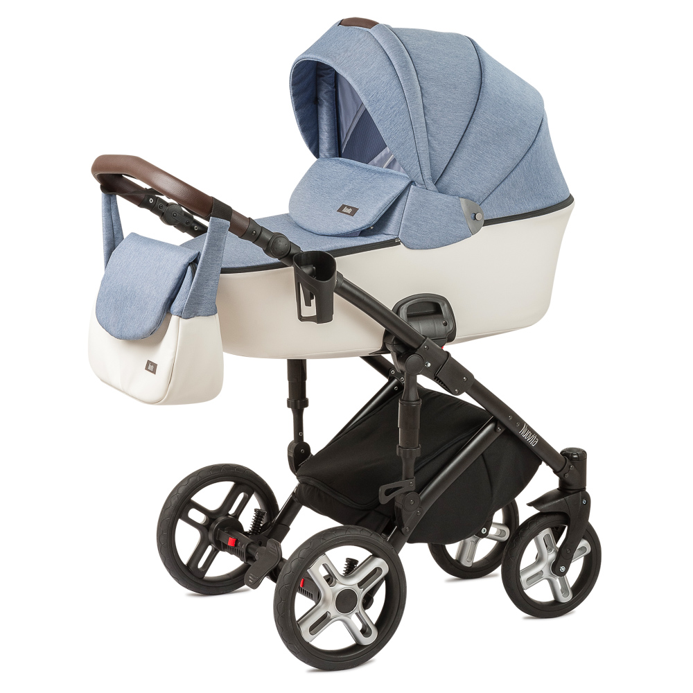 

Детская коляска Nuovita Carro Sport 2 в 1, цвет Denim bianco/Джинсово-белый
