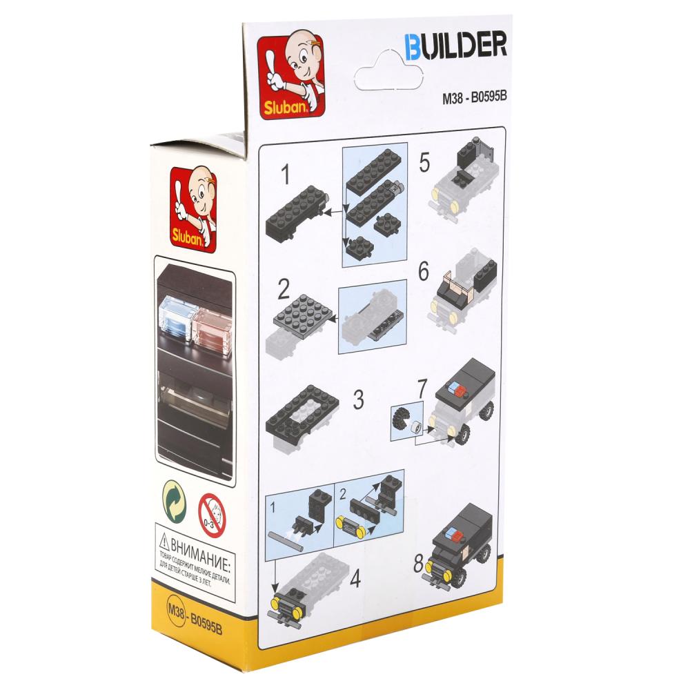 Инструкции конструктора sluban. Конструктор Sluban Builder m38-b0595b Полицейская машина. Sluban Builder конструктор m38 b0591c схема. Sluban конструктор b0595d.