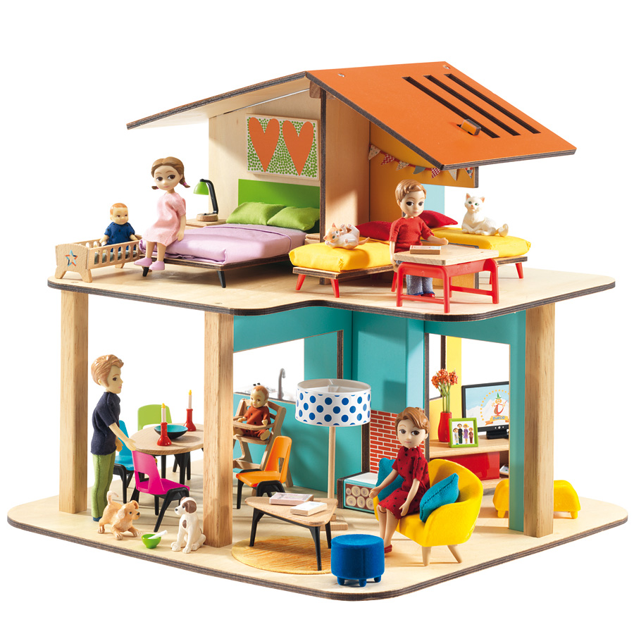 Кукольный домик - Современный дом  