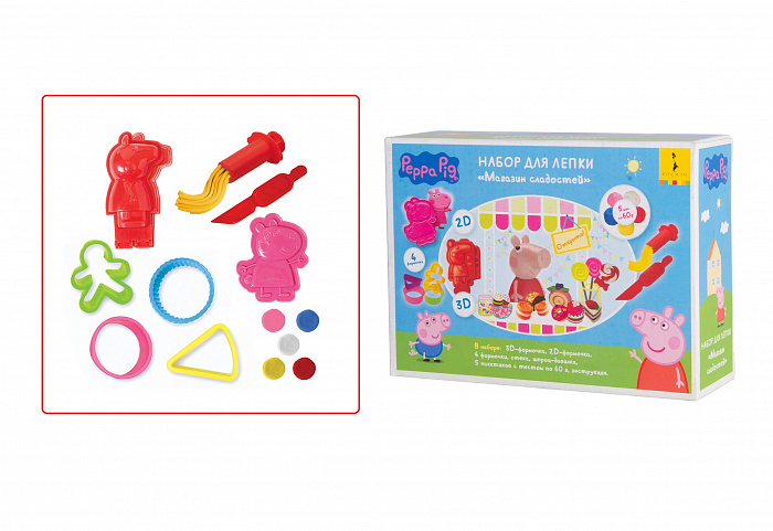 

Набор для лепки - Магазин сладостей, из серии Свинка Пеппа ТМ Peppa Pig