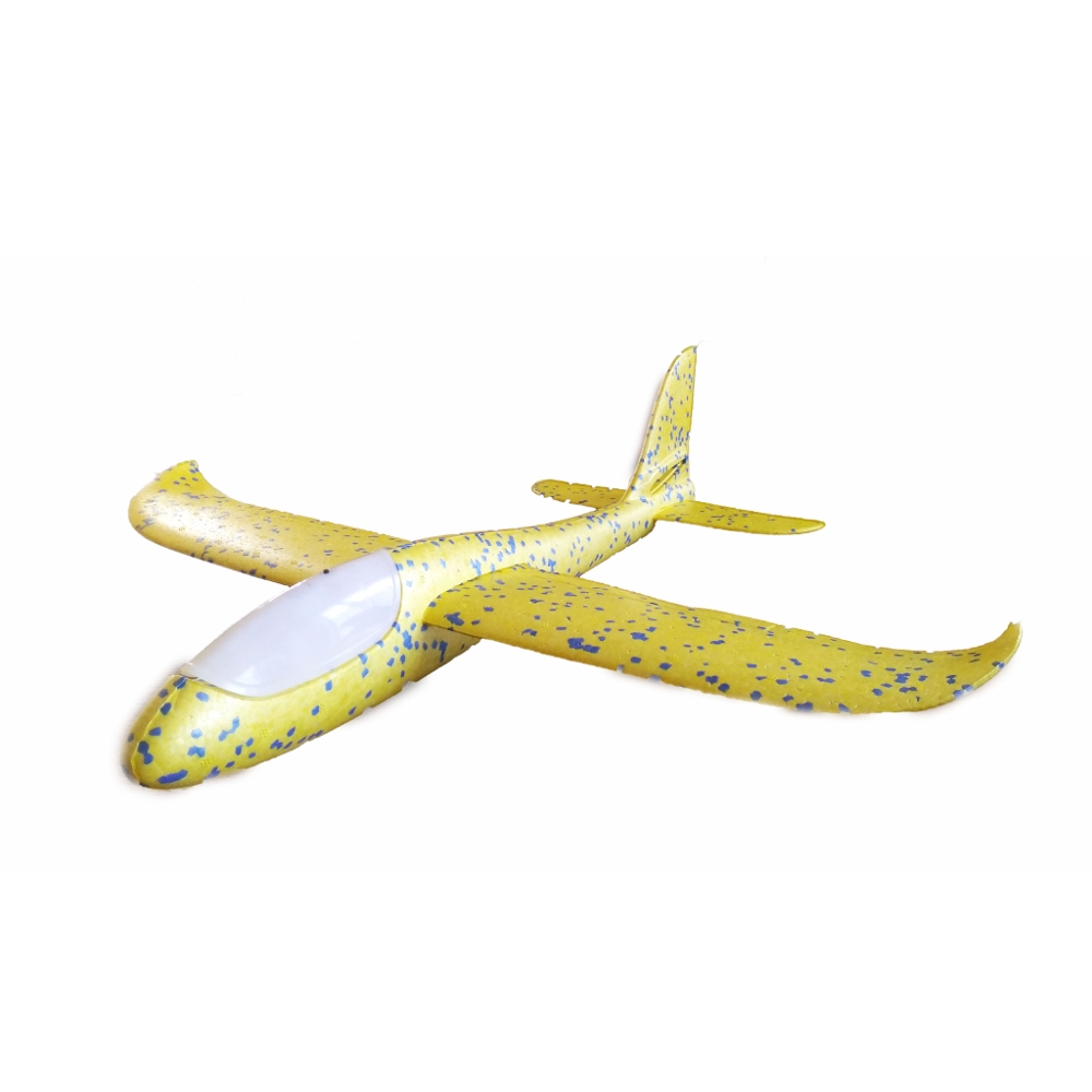 Планер – самолет из пенопласта, 48 см, светящаяся кабина  