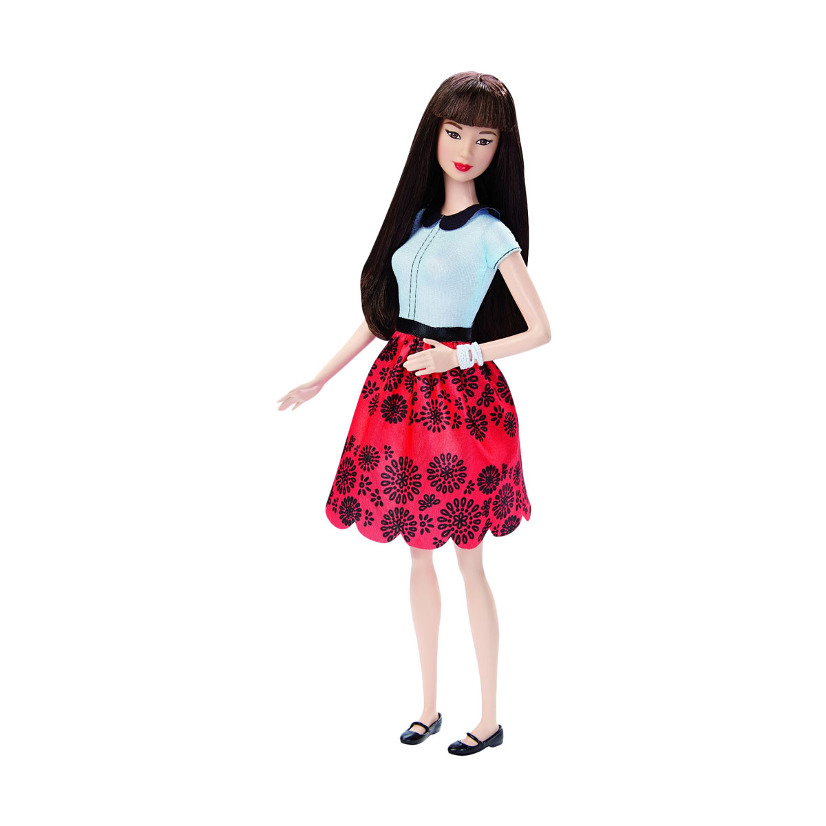Кукла Barbie Игра с модой - Азиатка в красной юбке  