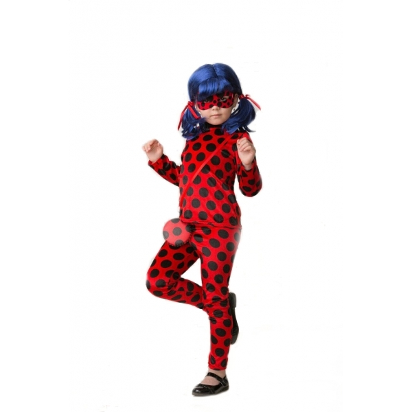 Карнавальный костюм для девочек – Леди Баг, блуза и брюки, размер 122-64  