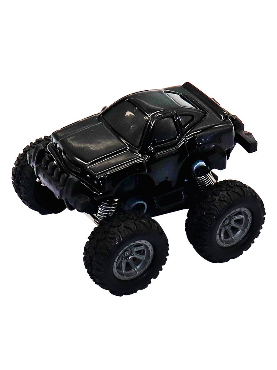 

Машинка-мини гоночная Die-Cast, фрикционная, рессоры, черная