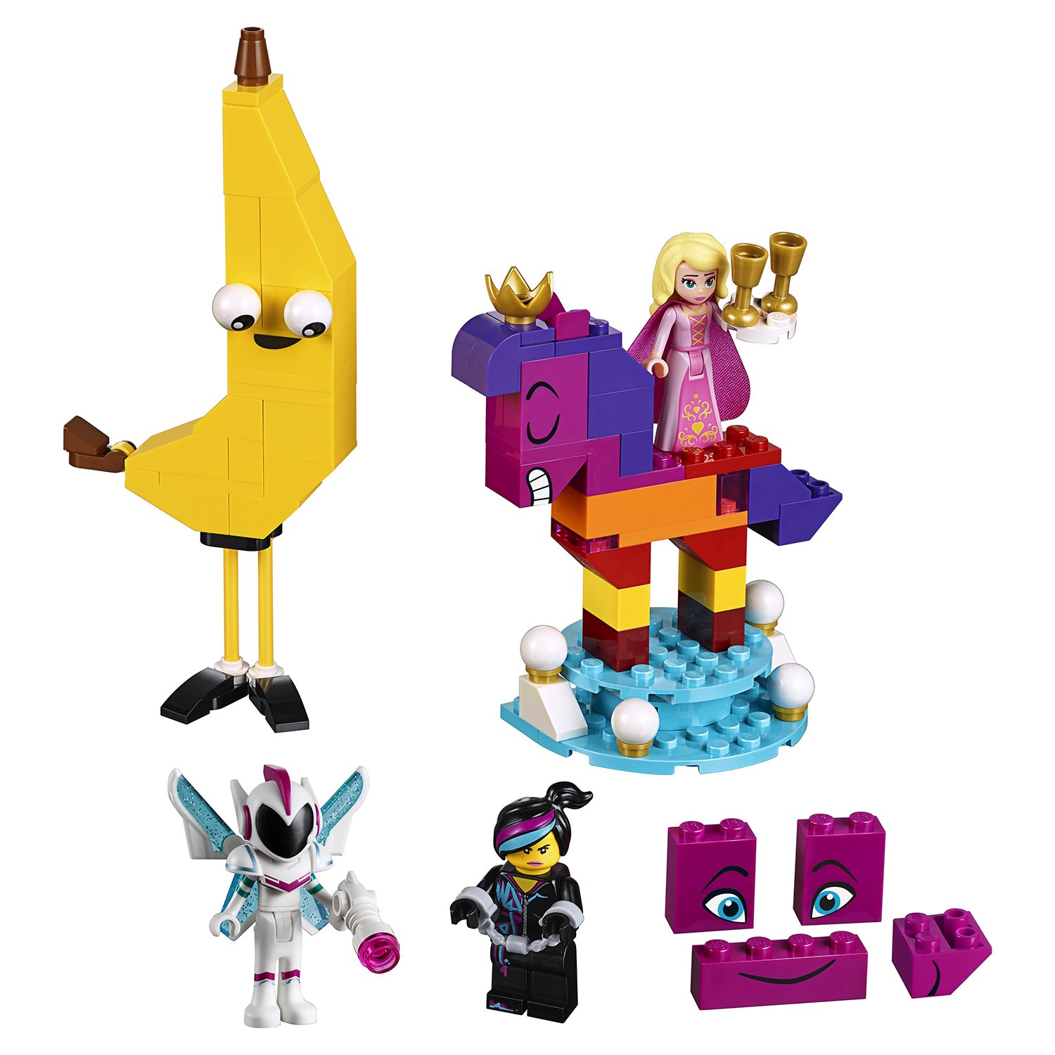 

Конструктор из серии The Lego Movie 2: Познакомьтесь с королевой Многоликой Прекрасной