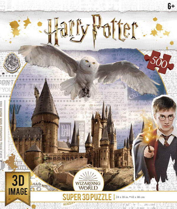 

Пазл 3D Хогвартс и Букля, 500 деталей