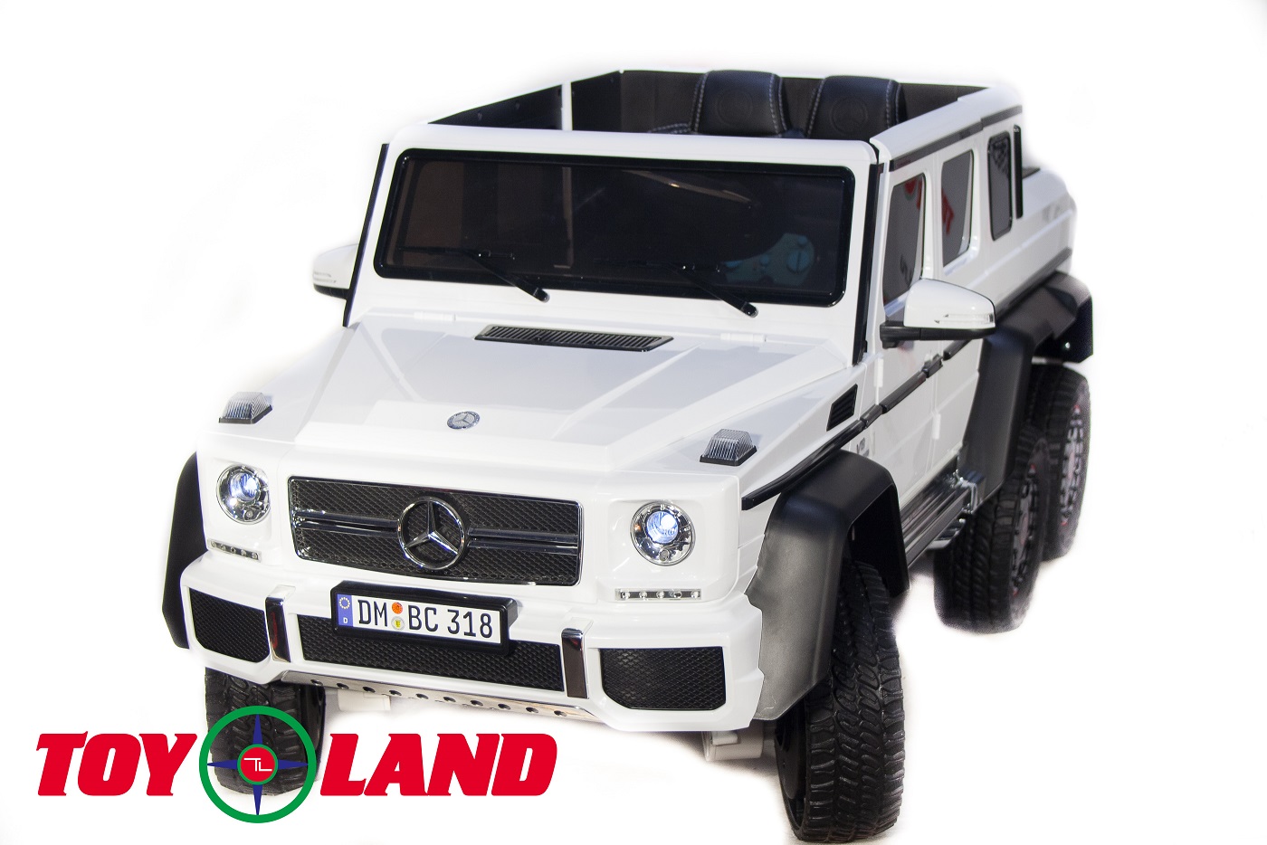 

Электромобиль Mercedes Benz G63 6х6, цвет – белый