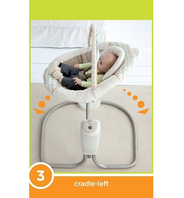 Электрокачели - Graco Sweet N Nuggle/Snuggle Swing с адаптером, Benny & Bell  