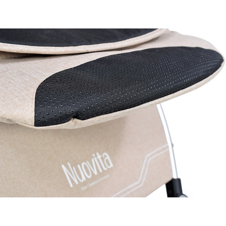 Прогулочная коляска Nuovita Giro, цвет - Onda, Argento/Волна, Серебряный  