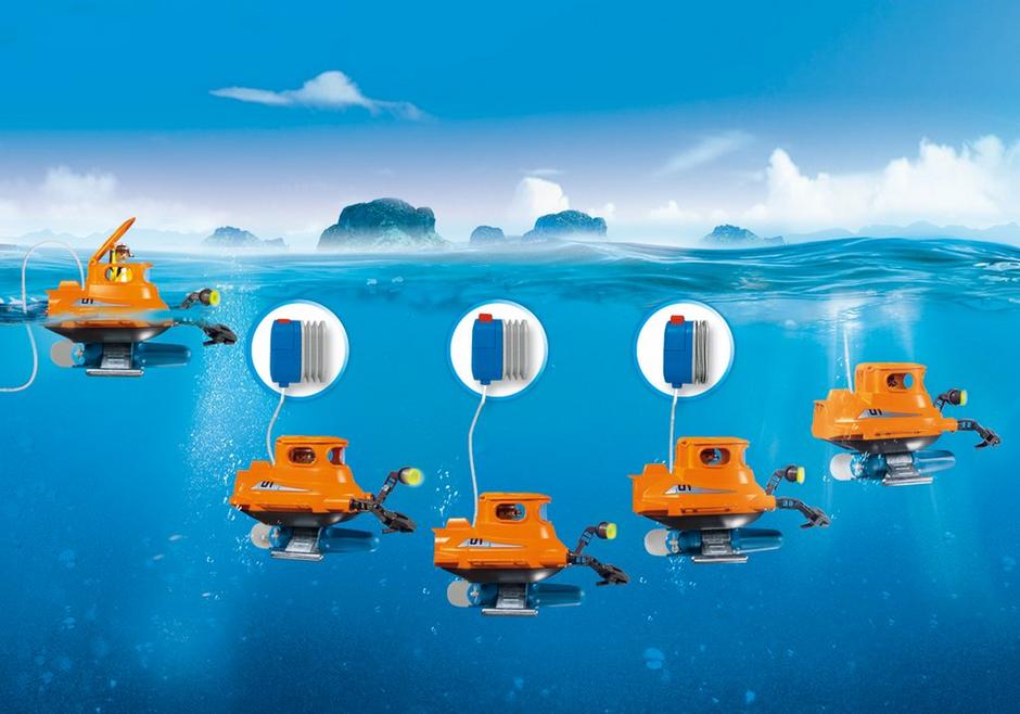 Промо игровой набор: Подводная лодка с подводным двигателем  
