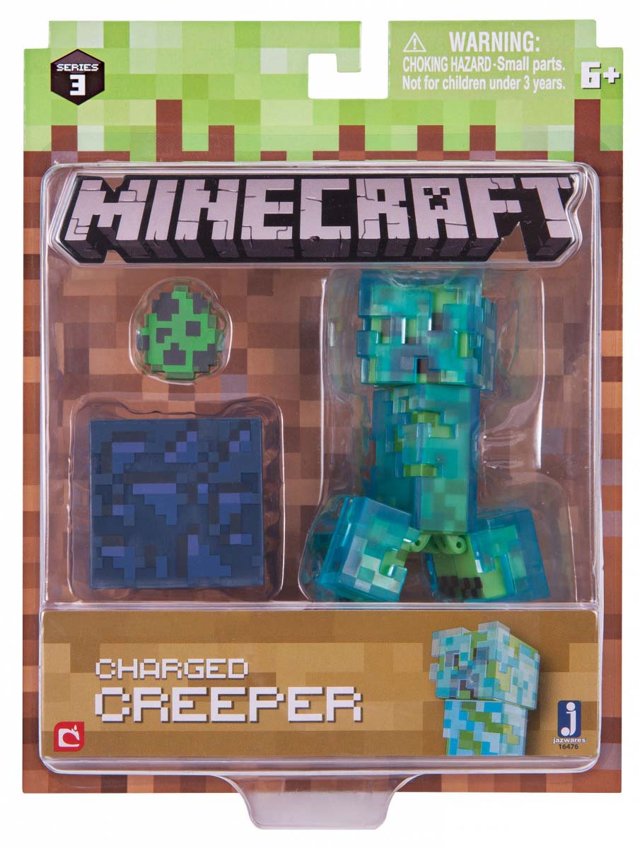 Фигурка Minecraft Charged Creeper, 8 см  