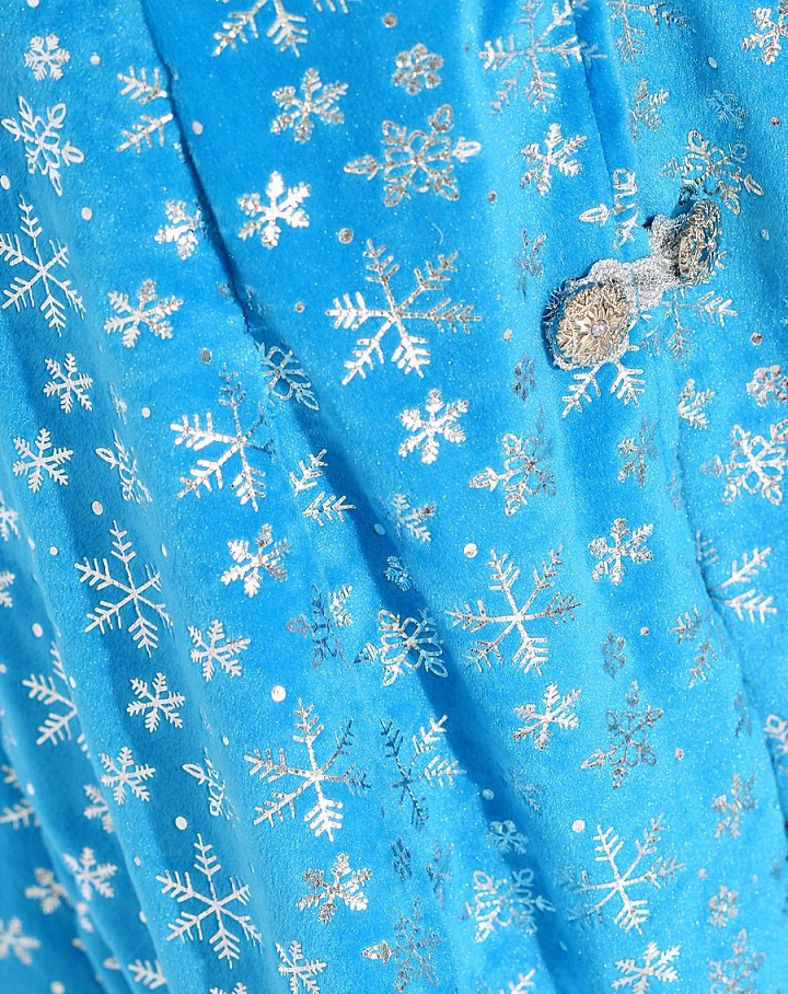 Костюм карнавальный – Снегурочка с шубой, шапкой, варежками, размер 44-48  