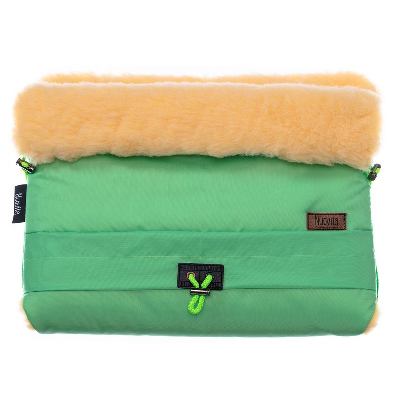 

Муфта меховая для коляски Nuovita Alaska Pesco Verde chiaro/Салатовый