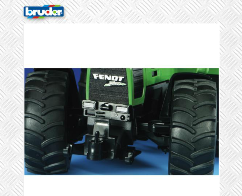 Трактор Bruder Fendt Favorit 926 Vario с фаркопом  