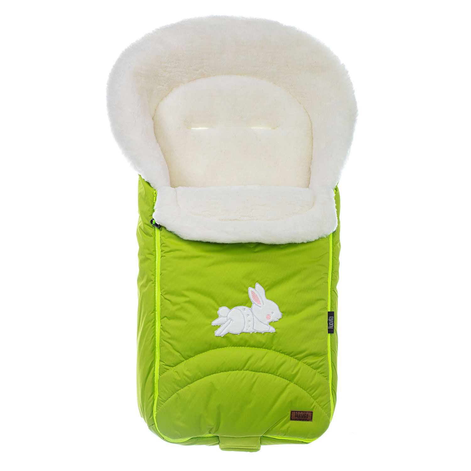 

Конверт зимний меховой Nuovita Tundra Bianco цвет Verde chiaro/Салатовый