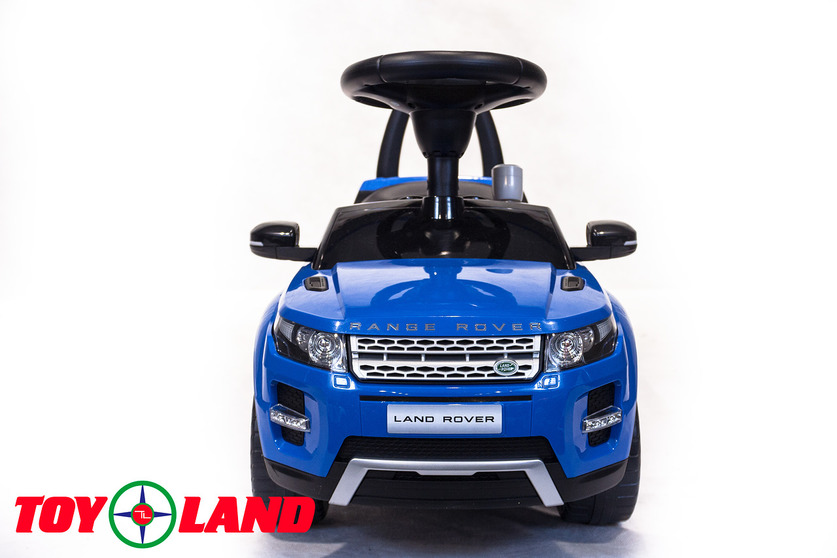 Машинка-каталка – Range Rover Evoque, синий, звук  