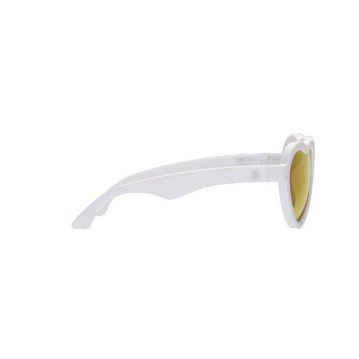 Солнцезащитные очки Babiators Hearts - Влюбляшки /Sweethearts, Classic, оправа белая, линзы розовые зеркальные  