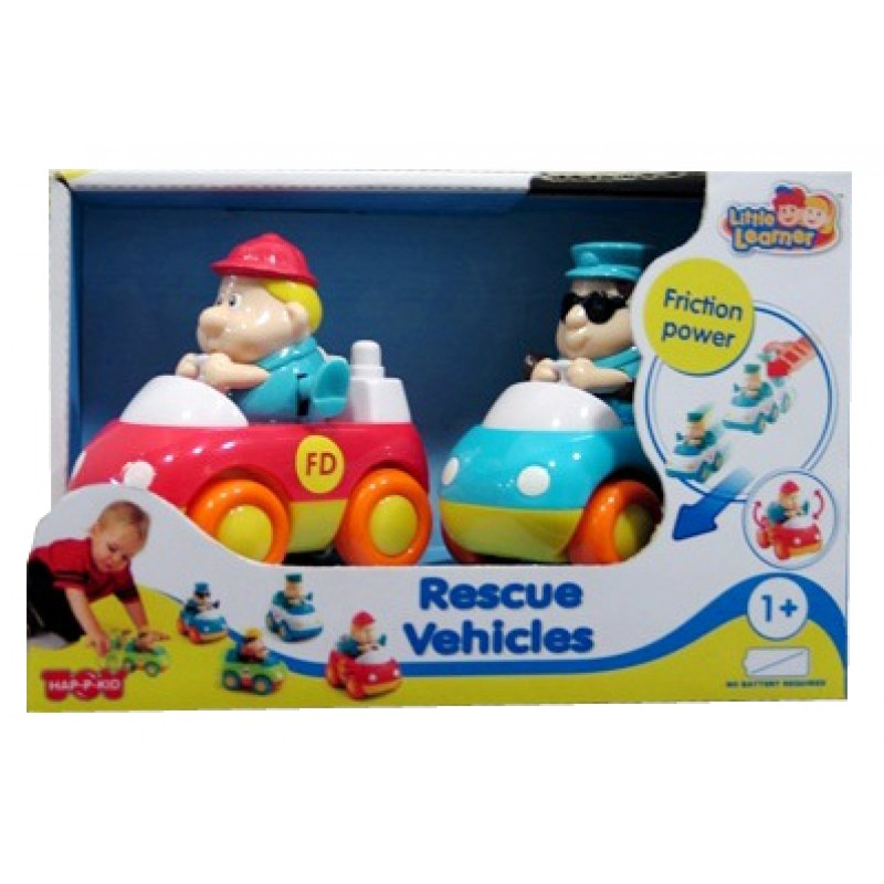 

Набор из 2 спасательных машинок: пожарная и скорая помощь