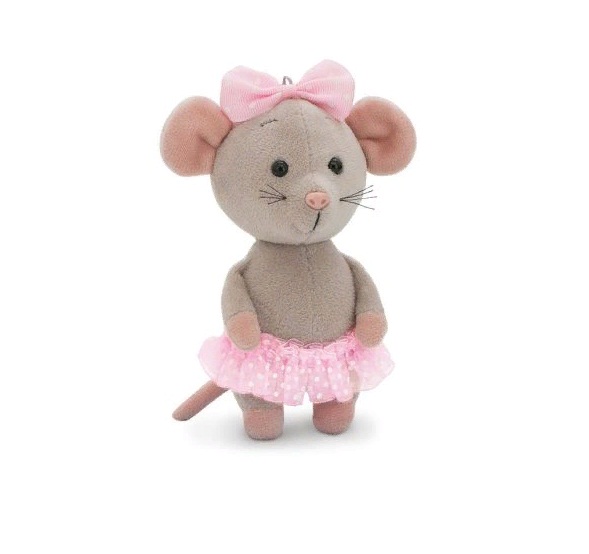 Мягкая игрушка - Мышь Шышла Мышла в юбке, 15 см  