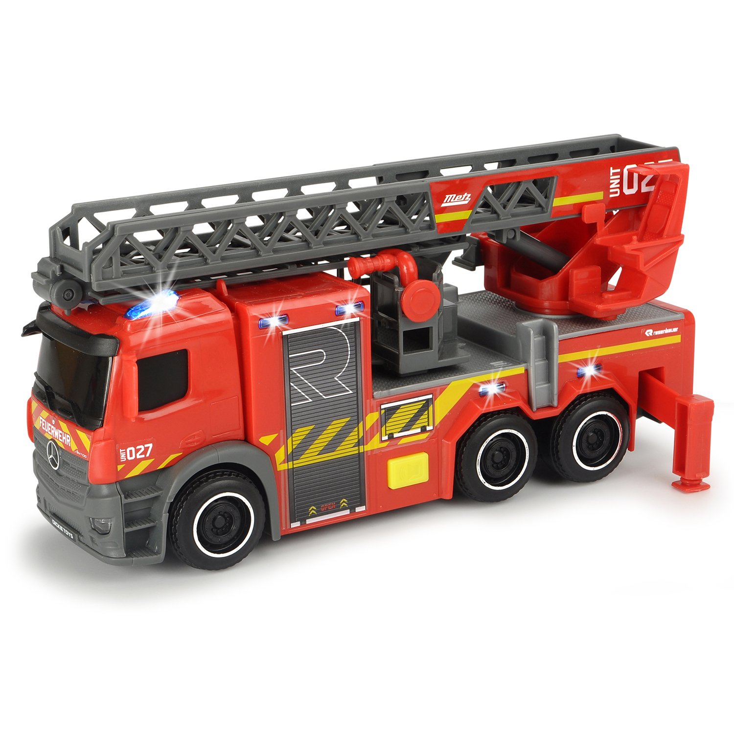 Пожарная машина - Mercedes, 23 см, свет и звук  