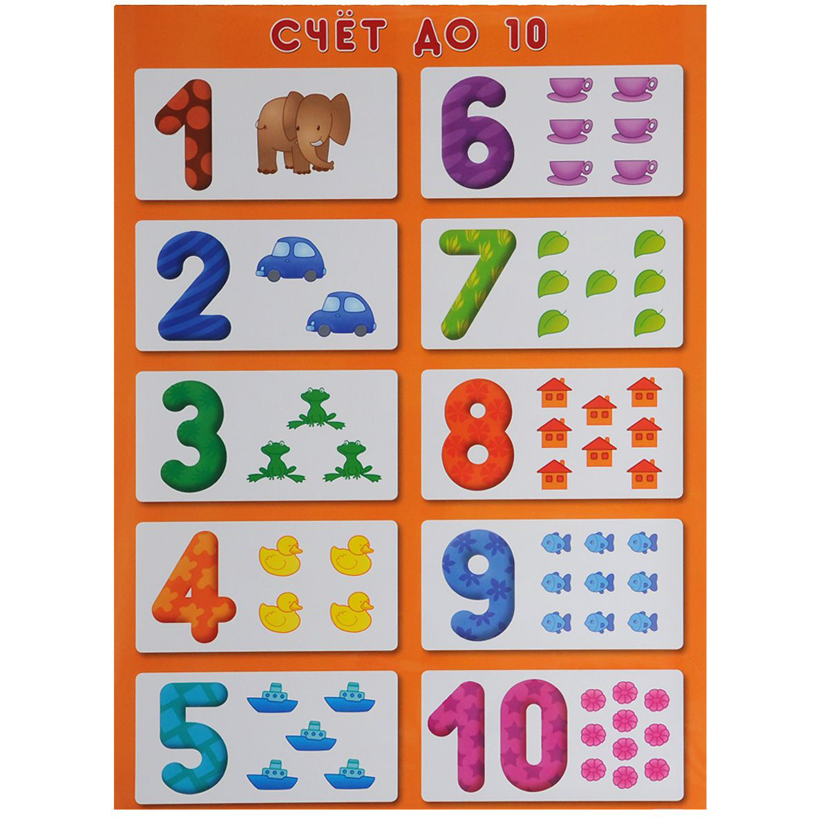 

Плакат - Счет до 10