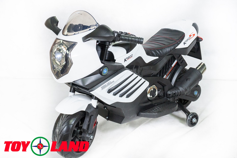

Электромотоцикл - Moto Sport LQ168, белый, свет и звук