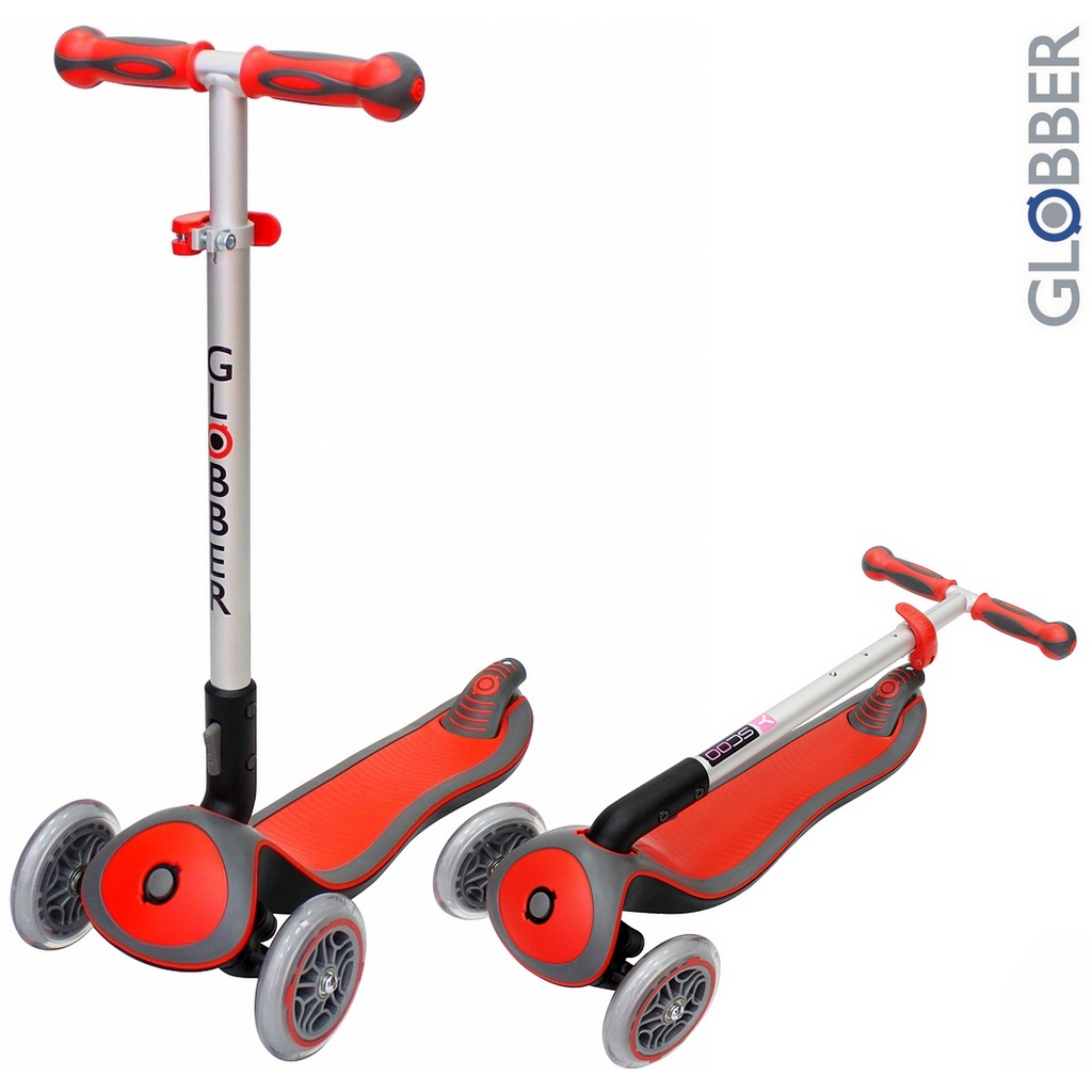 

Самокат Globber Elite S My Free Fold up 446-102, красный