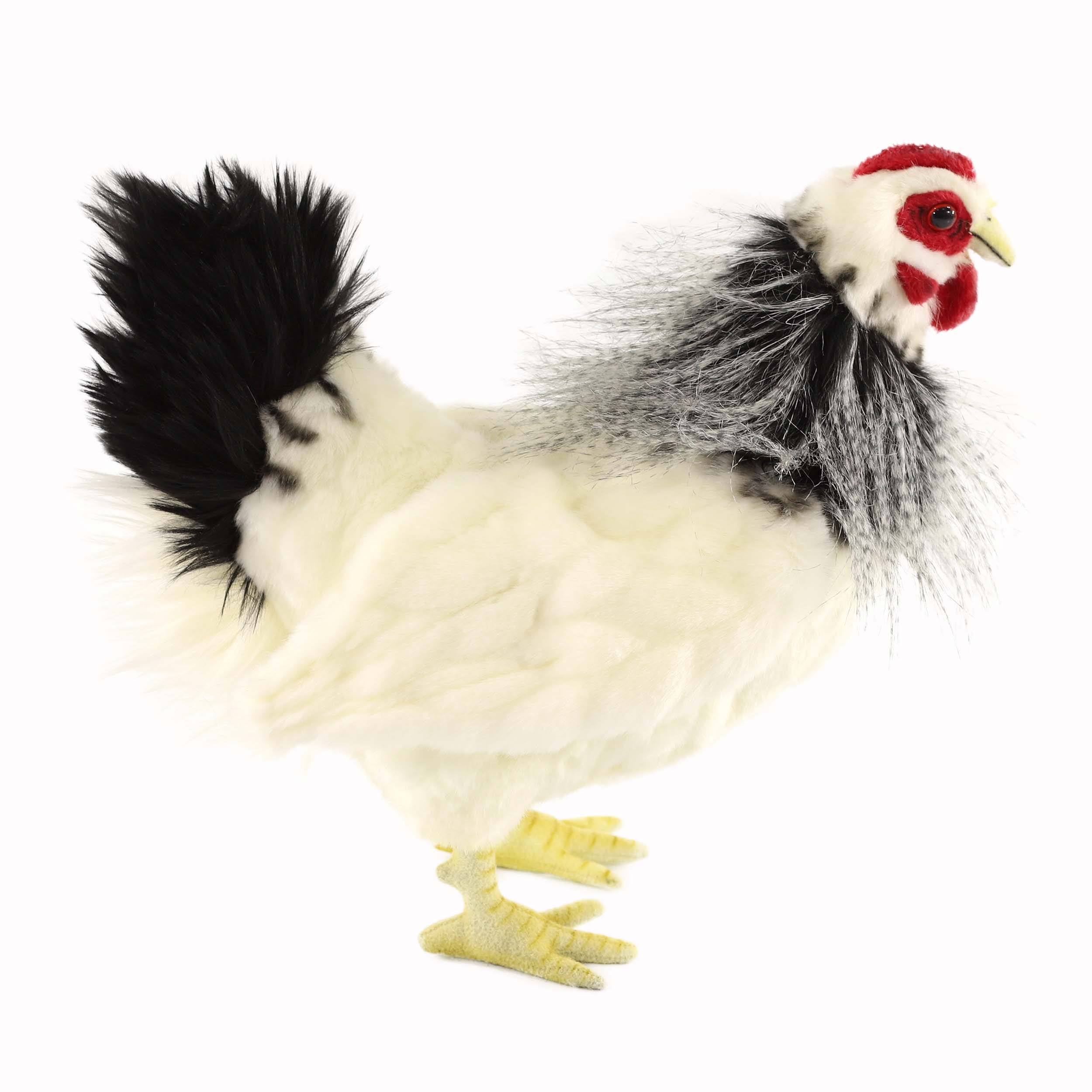 Мягкая игрушка Курица черно-белая, 27 см  