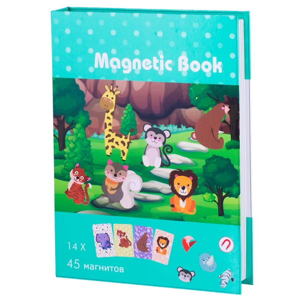 

Развивающая игра из серии Magnetic Book - В зоопарке