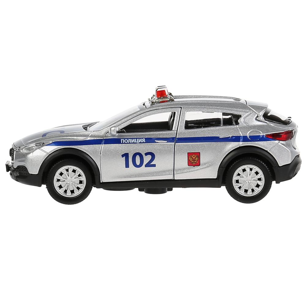 Инерционная металлическая машина Infiniti Qx30 – Полиция, 12 см, свет-звук  